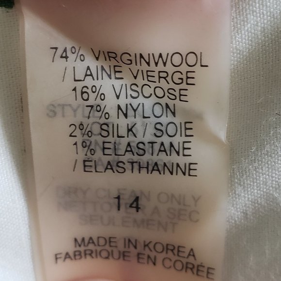 Vintage Elie Tahari Pink Tweed Skirt - Picture 2 of 3